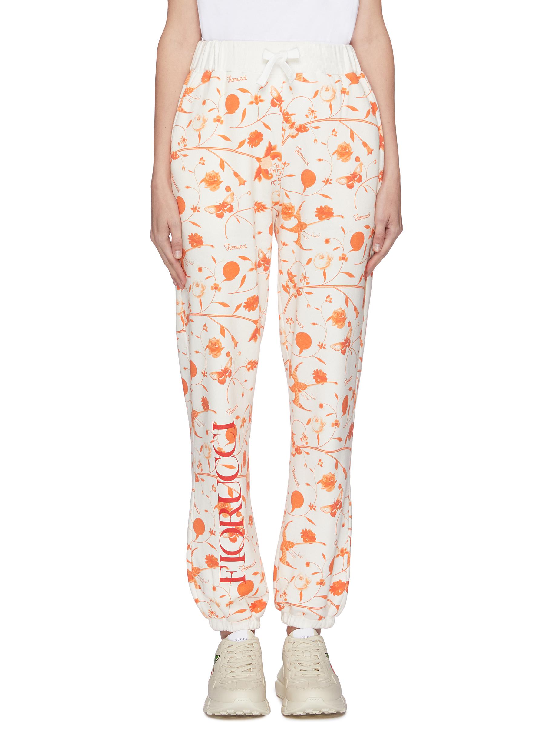 floral jogging bottoms