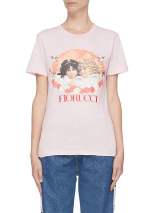 Main View - Click To Enlarge - FIORUCCI - Angel print T-shirt