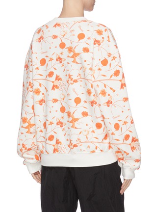 Back View - Click To Enlarge - FIORUCCI - Floral print sweatshirt