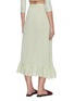 Back View - Click To Enlarge - LISA MARIE FERNANDEZ - Ruffle wrap front linen blend midi skirt