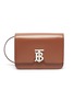 Main View - Click To Enlarge - BURBERRY - 'TB' MONOGRAM CLASP SMALL LEATHER CROSSBODY BAG