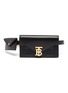 Main View - Click To Enlarge - BURBERRY - 'Envelope' monogram clasp quilted leather belt bag