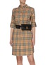 Figure View - Click To Enlarge - BURBERRY - 'Envelope' monogram clasp quilted leather belt bag