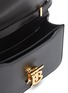 Detail View - Click To Enlarge - BURBERRY - 'TB' MONOGRAM CLASP MINI LEATHER CROSSBODY BAG