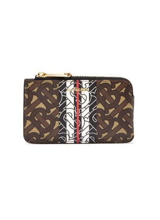 Main View - Click To Enlarge - BURBERRY - 'Kelbrook' monogram print canvas key pouch