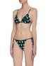 Figure View - Click To Enlarge - PEONY - 'Pebble' string triangle bikini bottom