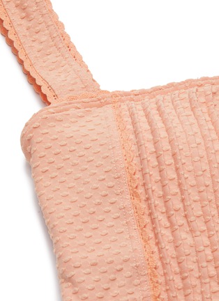  - PEONY - 'Apricot' pintucked one piece swimsuit