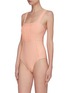 Figure View - Click To Enlarge - PEONY - 'Apricot' pintucked one piece swimsuit