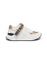 Main View - Click To Enlarge - BURBERRY - 'Ronnie' check logo leather sneakers