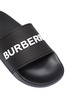 Detail View - Click To Enlarge - BURBERRY - 'Furley' logo embossed pool slides