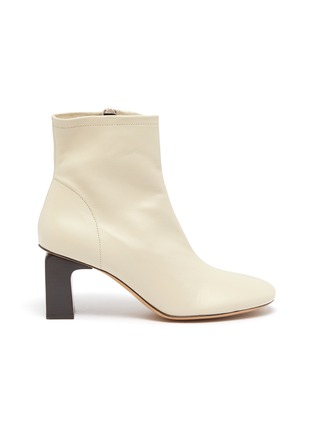 Main View - Click To Enlarge - BY FAR - 'Vasi' Block Heel Leather Ankle Boots