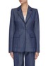 Main View - Click To Enlarge - GABRIELA HEARST - Minos' thread embroidery blazer