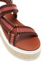 Detail View - Click To Enlarge - PRADA - Flat platform espadrille sandals