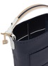 Detail View - Click To Enlarge - DELVAUX - Pin Mini' leather bucket bag
