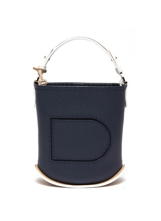 Main View - Click To Enlarge - DELVAUX - Pin Mini' leather bucket bag