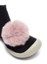 Detail View - Click To Enlarge - COLLÉGIEN - POMPOM TODDLER SOCK KNIT SNEAKERS