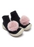 Figure View - Click To Enlarge - COLLÉGIEN - POMPOM TODDLER SOCK KNIT SNEAKERS