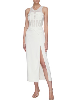 Figure View - Click To Enlarge - DION LEE - Pocket lace corset