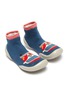 Figure View - Click To Enlarge - COLLÉGIEN - Caravan intarsia toddler sock knit sneakers