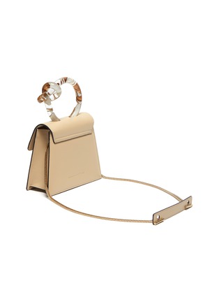 Detail View - Click To Enlarge - BENEDETTA BRUZZICHES - 'Brigitta Small' knotted handle leather crossbody bag