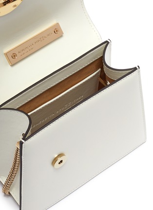 Detail View - Click To Enlarge - BENEDETTA BRUZZICHES - 'Brigitta Small' knotted handle leather crossbody bag