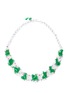 Main View - Click To Enlarge - SAMUEL KUNG - Diamond sapphire jade 18k white gold cat necklace