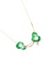 Detail View - Click To Enlarge - SAMUEL KUNG - Diamond Jade 18k rose gold gourd pendant necklace