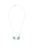 Main View - Click To Enlarge - SAMUEL KUNG - Diamond Jade 18k rose gold gourd pendant necklace