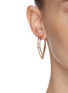 Figure View - Click To Enlarge - NUMBERING - Heart hoop earrings