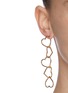 Figure View - Click To Enlarge - NUMBERING - Heart chain drop earrings