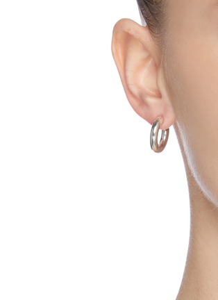 Figure View - Click To Enlarge - NUMBERING - 'Unbalanced' hoop earrings