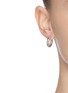 Figure View - Click To Enlarge - NUMBERING - 'Unbalanced' hoop earrings