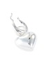 Detail View - Click To Enlarge - NUMBERING - Heart & pearl hoop earrings