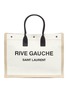 Main View - Click To Enlarge - SAINT LAURENT - 'Rive Gauche' canvas leather tote bag
