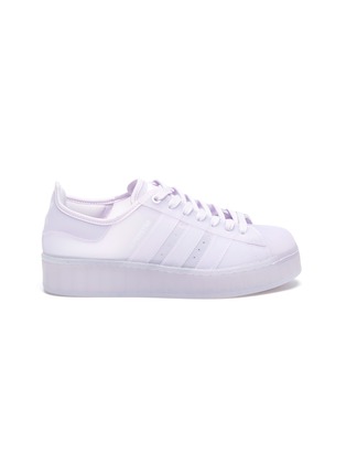 Main View - Click To Enlarge - ADIDAS - Superstar Jelly lace-up sneakers