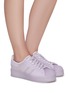 Figure View - Click To Enlarge - ADIDAS - Superstar Jelly lace-up sneakers