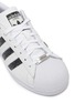 Detail View - Click To Enlarge - ADIDAS - 'Superstar' Swarovski crystal lace-up sneakers