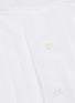 Detail View - Click To Enlarge - PRADA - Lace insert cotton nylon blend mini dress