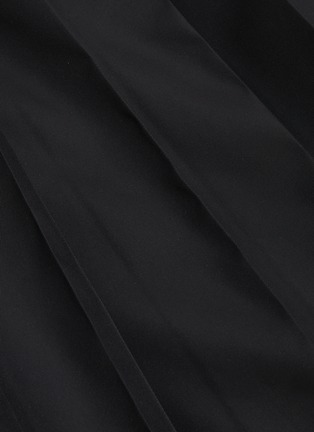 Detail View - Click To Enlarge - PRADA - Pleated wrap around skirt
