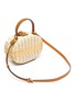 Detail View - Click To Enlarge - MARK CROSS - Gianna' oval rattan shoulder bag