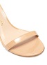 Detail View - Click To Enlarge - STUART WEITZMAN - 'Nunakedstraight 80mm' single band leather sandals