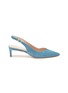 Main View - Click To Enlarge - STUART WEITZMAN - 'Edith' suede slingback pumps