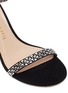 Detail View - Click To Enlarge - STUART WEITZMAN - Nunakedstraight' crystal embellished suede heeled sandals