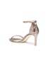  - STUART WEITZMAN - Nunakedstraight' glittered heeled sandals