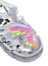 Detail View - Click To Enlarge - SOPHIA WEBSTER - Butterfly motif caged glitter toddlers and kids jelly sandals