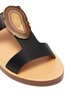 Detail View - Click To Enlarge - GABRIELA HEARST - 'Hades' agate embellished leather sandals