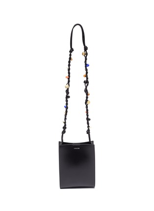 Main View - Click To Enlarge - JIL SANDER - 'Tangle' bead embellished small leather box bag