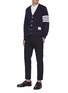 Figure View - Click To Enlarge - THOM BROWNE  - Pocket polo shirt