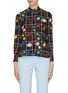 Main View - Click To Enlarge - ALICE & OLIVIA - 'Willa' checked floral button up silk shirt