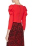 Back View - Click To Enlarge - ALICE & OLIVIA - Square neck puff sleeve top